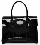 Mulberry Patent Black Bayswater