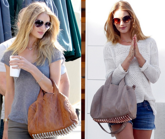 Rosie Huntington Whiteley Alexander Wang Rocco Duffel Bag