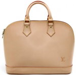 Louis Vuitton Custom Order Natural Leather Alma Bag