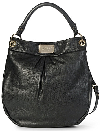 BLACK HILLIER HOBO Marc by Marc Jacobs Classic Q Hillier Hobo