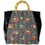 Marc Jacobs Fluo Tweed Knitting Top Handle