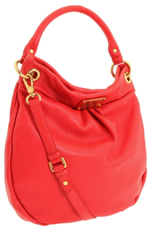 red hillier hobo Marc by Marc Jacobs Classic Q Hillier Hobo