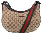 Gucci Monogrammed Canvas Shoulder Bag