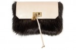 Marc Jacobs Beaver Fur and Calfskin Mouse Clutch