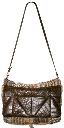 Screen shot 2010 07 30 at 20.02.26 Missoni Printed Leather and Knit Shoulder Bag
