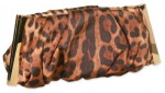 Dolce & Gabbana Satin Leopard Miss Lady Clutch