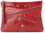 Alexander McQueen Faithful Pochette Red Clutch