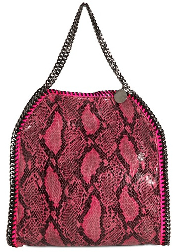 Stella McCartney Falabella bag python pink Stella McCartney Falabella Chain Bag