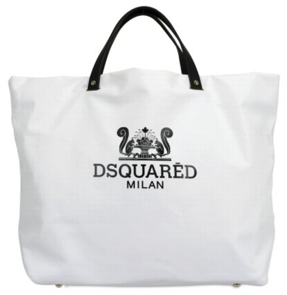dsquared waterproof tote DSquared Small waterproof canvas tote