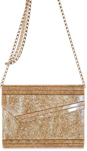 Jimmy Choo Glitter Acrylic Metallic Calf Bag Jimmy Choo Glitter Acrylic Metallic Calf Bag