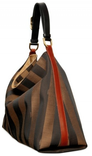 Fendi Pequin Jacquard Hobo black Fendi Pequin Jacquard Hobo