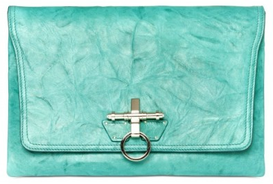 Givenchy Obsedia Line Sheepskin clutch turqoise Givenchy Obsedia Line Sheepskin clutch turqoise Givenchy Obsedia Line Sheepskin clutch