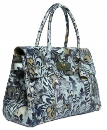 bayswater mulberry Mulberry Bayswater Feather print bag