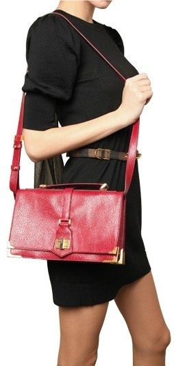 Fendi classic embossed shoulder bag Fendi Classico Embossed Shoulder Bag