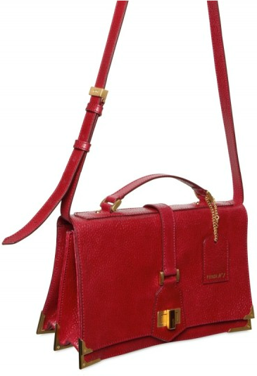 Fendi classico embossed shoulder bag Fendi Classico Embossed Shoulder Bag