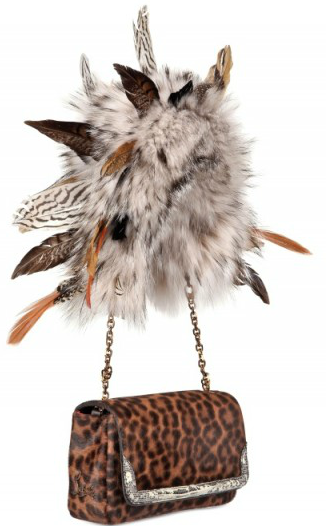 Christian Louboutin Artemis Griffon Pony Feather Bag Christian Louboutin Artemis Griffon Pony Feather Shoulder Bag
