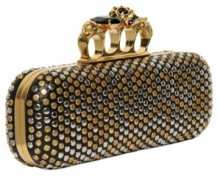 Alexander McQueen Ring Knuckle Box Clutch Alexander McQueen Ring Knuckle Box Clutch Alexander McQueen Gold Ring Knuckle Box Clutch