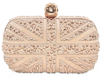 Alexander McQueen Suede Swarovski Pink Britannia Skull Box clutch Alexander McQueen Suede Swarovski Pink Britannia Skull Box clutch Alexander McQueen Suede & Swarovski Britannia Skull Box clutch