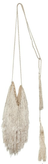 Ann Demeulemeester Silk Fringed shoulder bag Ann Demeulemeester Silk Fringed shoulder bag