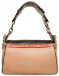 The unusual patchwork Chloe Jade wide strap mini shoulder bag