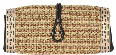 Jimmy Choo Lucky Woven Rope Elaphe Clutch Jimmy Choo Lucky Woven Rope and Elaphe Clutch