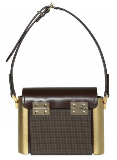Lanvin Leather Metal CA Tote Lanvin Leather Metal CA Tote Lanvin Leather Metal Sides CA Tote