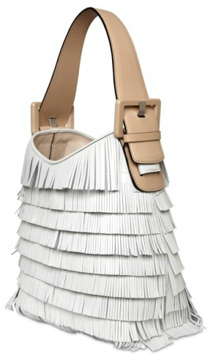 Marc Jacobs Victoria WHITE Fringed Bag Get the Swinging 60s style with this summer white tasseled Marc Jacobs Victoria bag