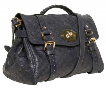 Mulberry Alexa Silky Snake Print Tote black Mulberry Alexa Silky Snake Print Tote