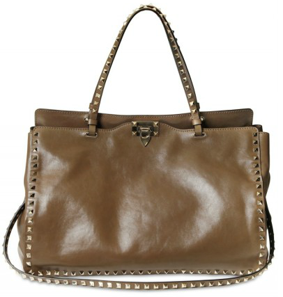 Valentino Rock Studded Brushed Calfskin Tote Valentino Rock Studded Brushed Calfskin Tote Gorgeous Valentino Rock Studded Tote