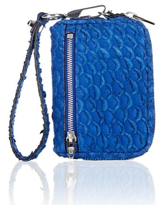 blue alexander wang fumo wallet1 Alexander Wang Fumo Wallet