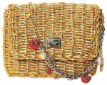 Dolce & Gabbana Miss Charles Vegetable Shoulder Bag
