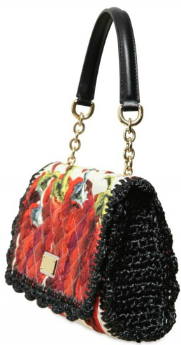Dolce & Gabbana Quilted Cotton Raffia Totes Dolce Gabbana Quilted Cotton Raffia Totes Dolce & Gabbana Quilted Cotton Raffia Tote